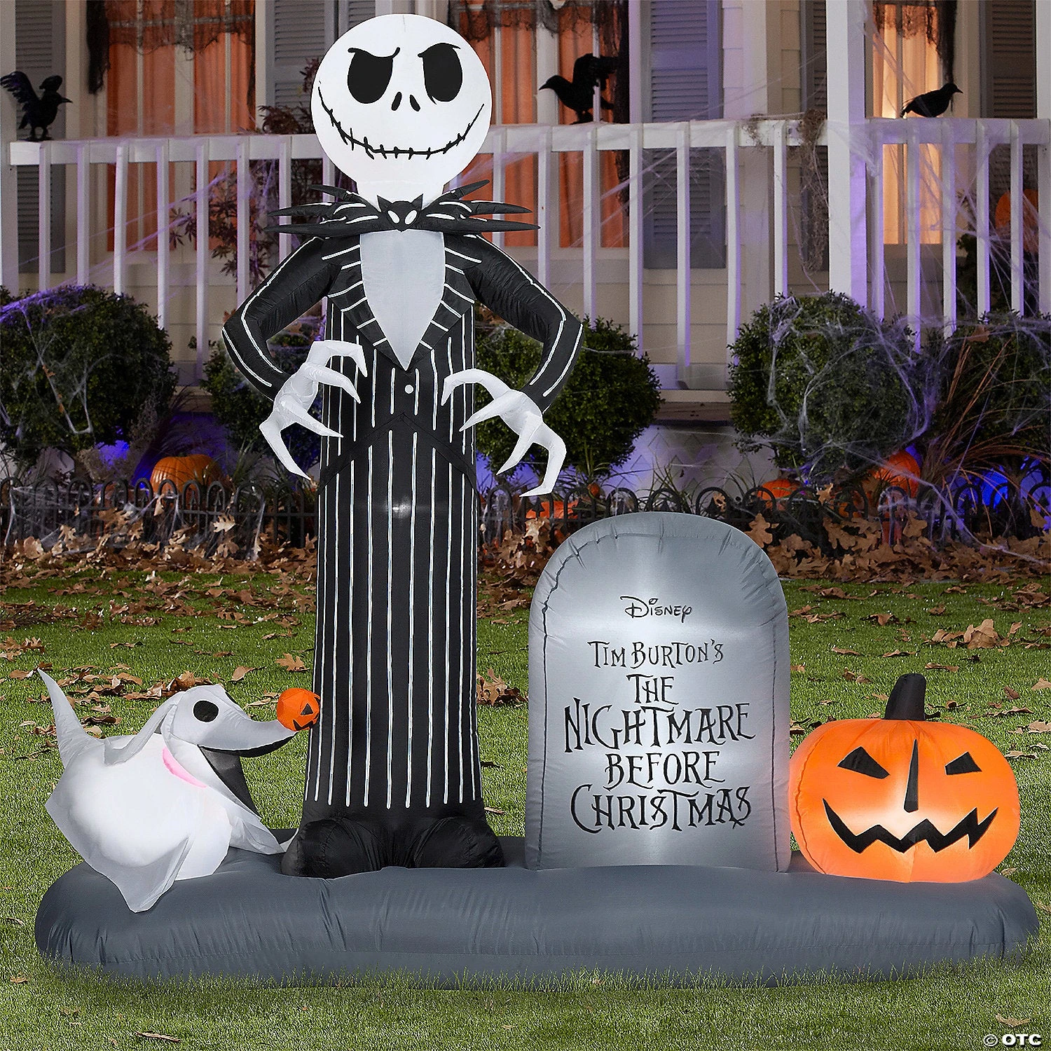 Airblown Jack Skellington Giant Inflatable Yard Decoration 120" 1 Airblown Jack Skellington Giant Inflatable Yard Decoration 120"