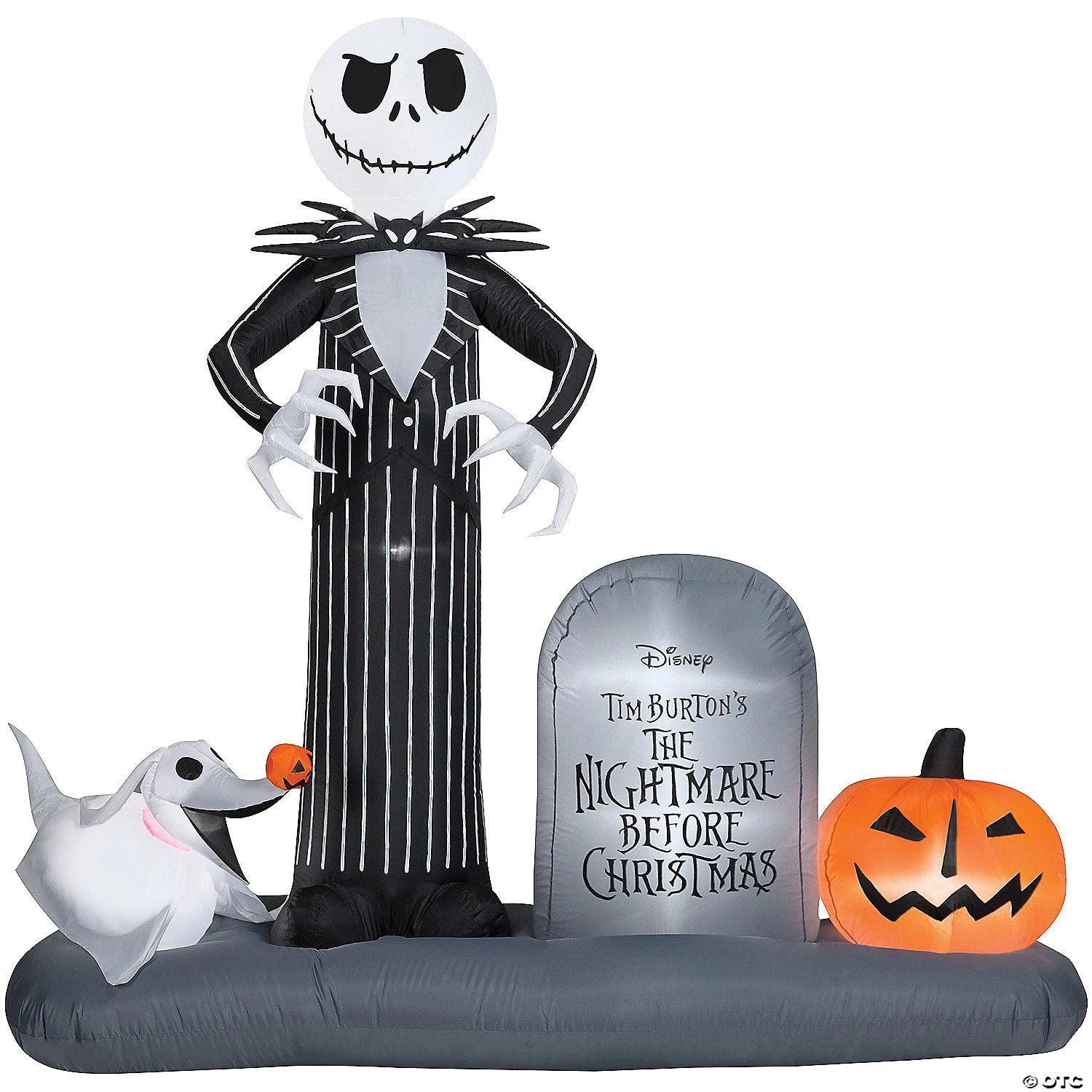 Airblown Jack Skellington Giant Inflatable Yard Decoration 120" 2 Airblown Jack Skellington Giant Inflatable Yard Decoration 120" - Image 2