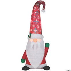 Airblown Mixed Media Christmas Tomten Inflatable