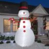 Airblown Swiveling Snowman Christmas Inflatable