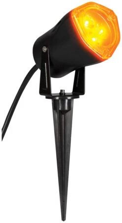 Orange LED Outdoor Spotlight