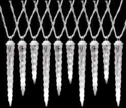 LED Shooting Star Icicle Lights 10-Count
